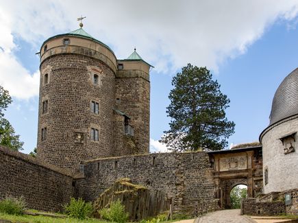 Tower of Stolpen Castle, where Countess Cosel was held prisoner